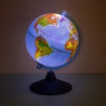 Alaysky, globus sa LED svetlom, fizička mapa, 21cm - Slika 2