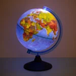Alaysky, globus sa LED svetlom,  fizička mapa, 25cm - Slika 2