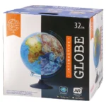 Alaysky, globus sa LED svetlom, engleski, dupla mapa, reljef, 32cm - Slika 2