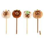 Pom-pom, hemijske olovke sa dekoracijom, capybara, miks