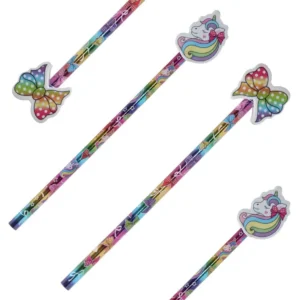 Plumas, grafitna olovka sa gumicom, miks, Unicorn