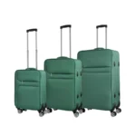 Rio three, kofer, set, 3 komada, PE, zelena