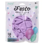 Festo, baloni pastel, lavanda, 50K - Slika 2