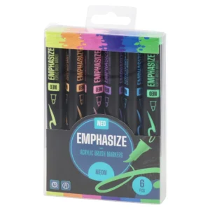 Emphasize, akrilni marker sa četkicom, neon, 6K
