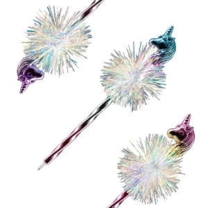 Macy, hemijske olovke sa dekoracijom, Metallic Unicorn, miks