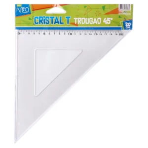 Cristal T, trougao, 45/20cm