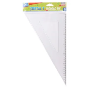 Cristal T, trougao, 60/34cm