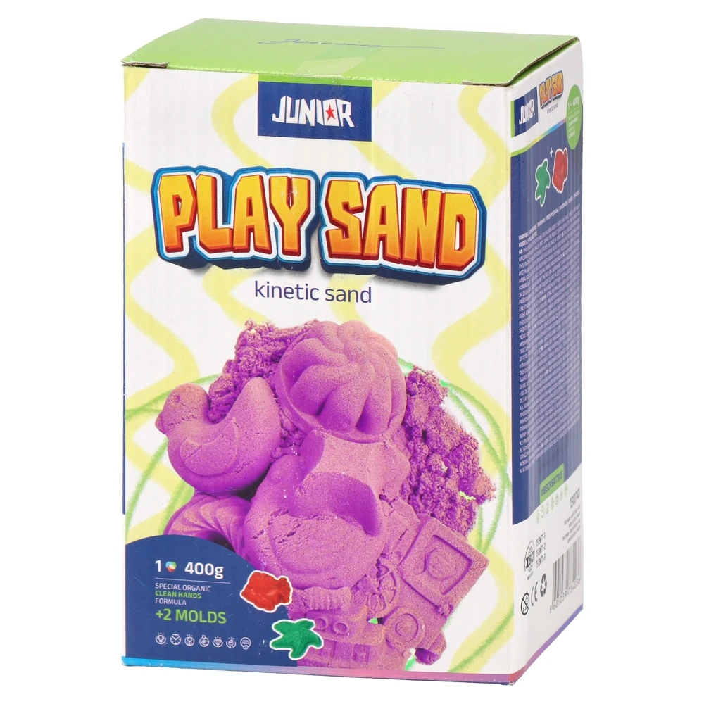 130740_001.webp Play sand, kinetički pesak sa kalupima, 400g - odaberite boju - Slika 1