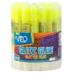 Glitz Glue, lepak sa šljokicama, žuta neon, 10ml - Slika 2