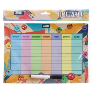 Timetable, planer sa markerom, A4