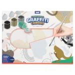 Graffiti canvas, blind ram sa skicom, kengur, bela,  30x40cm