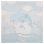 Graffiti canvas, blind ram sa skicom, delfin, bela, 20x20cm - Slika 2
