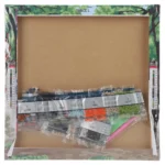 Graffiti diamonds, blind ram sa bockalicama, konji, bela, 30x30cm - Slika 3