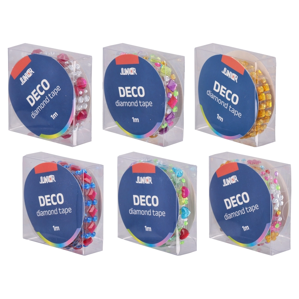 136790_001.webp Crafty deco, samolepljiva traka, cirkoni, miks, 1m - Slika 1