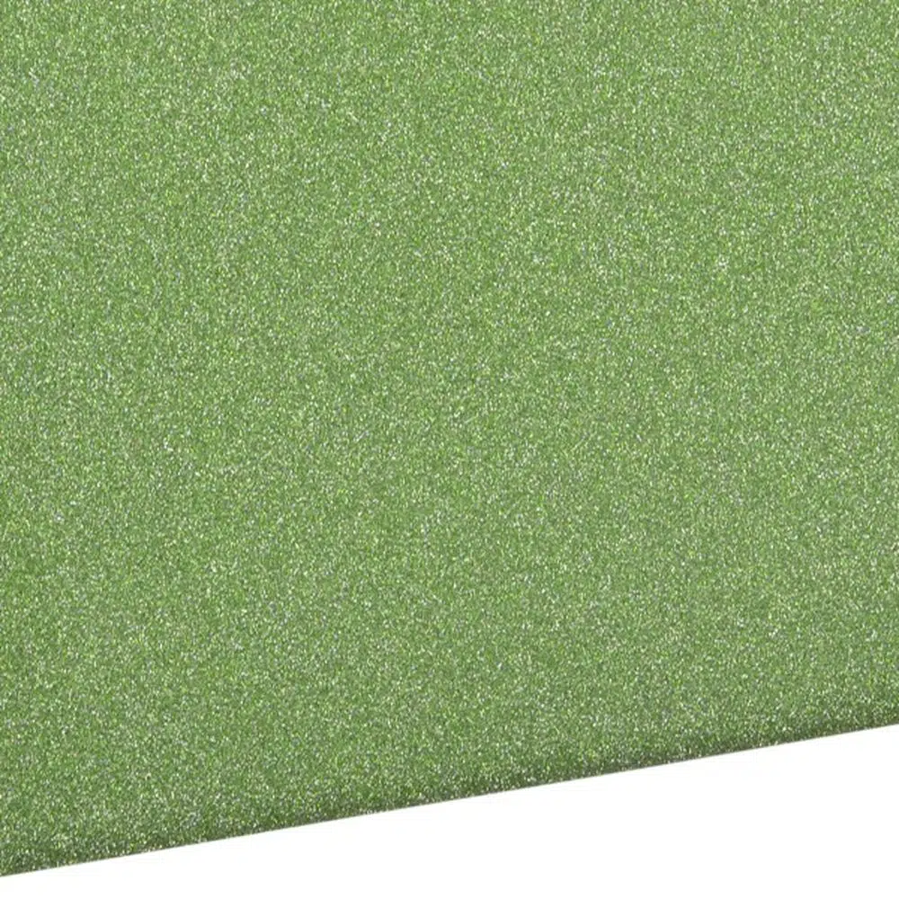 136816_001.webp Tinny Paper Glitter, ukrasni papir sa šljokicama, zelena, 70 x 100cm - Slika 1