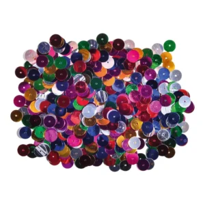 Crafty ruby, kraft konfete, kružići, 10mm, 14g