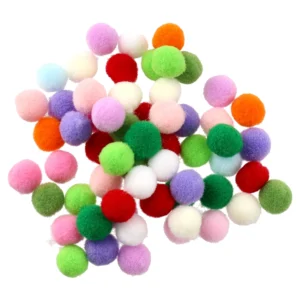Crafty pom, kraft pom pom, miks, 10mm, 60K