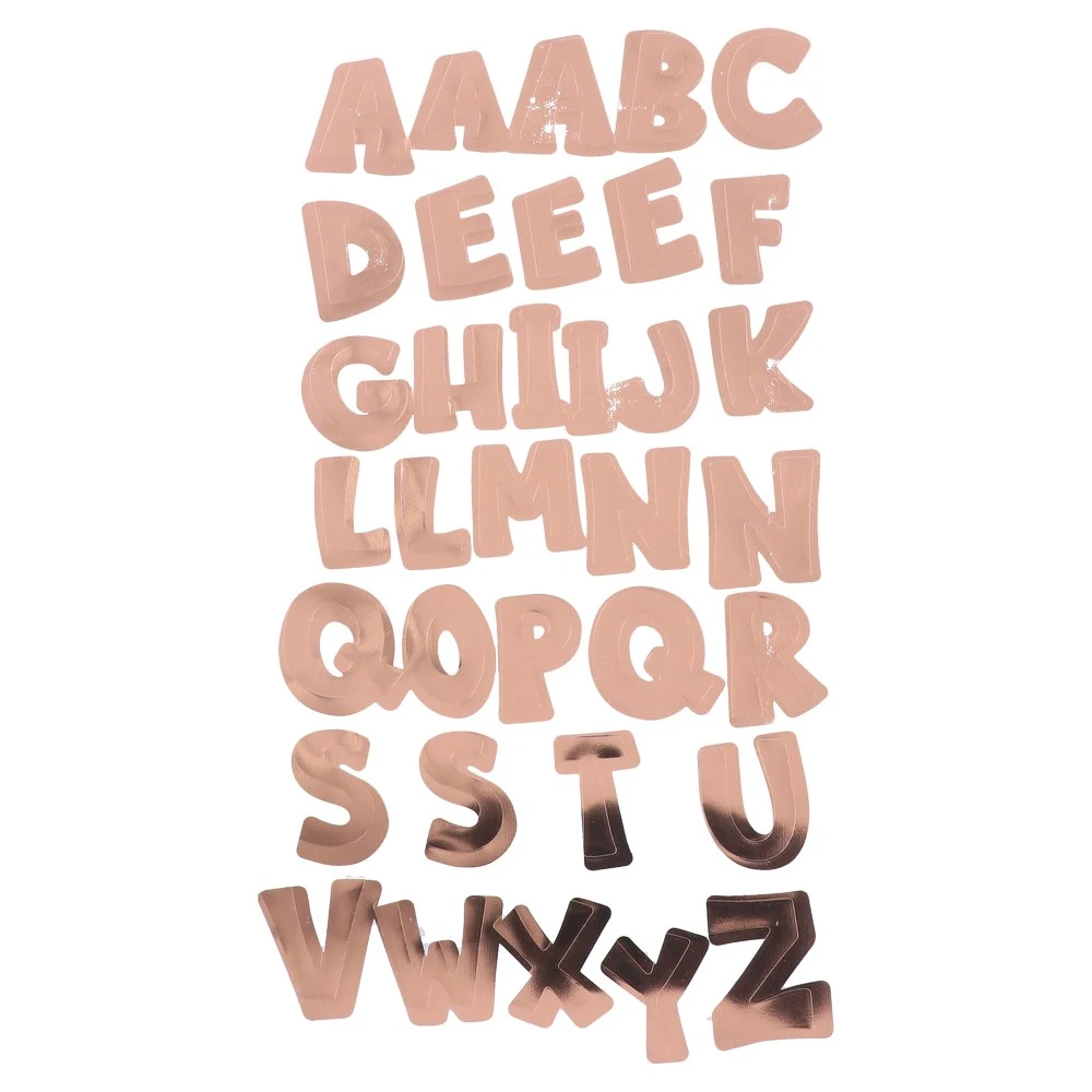 137284_001.webp Crafty sticky, alfabet stiker, bronza, 33K - Slika 1