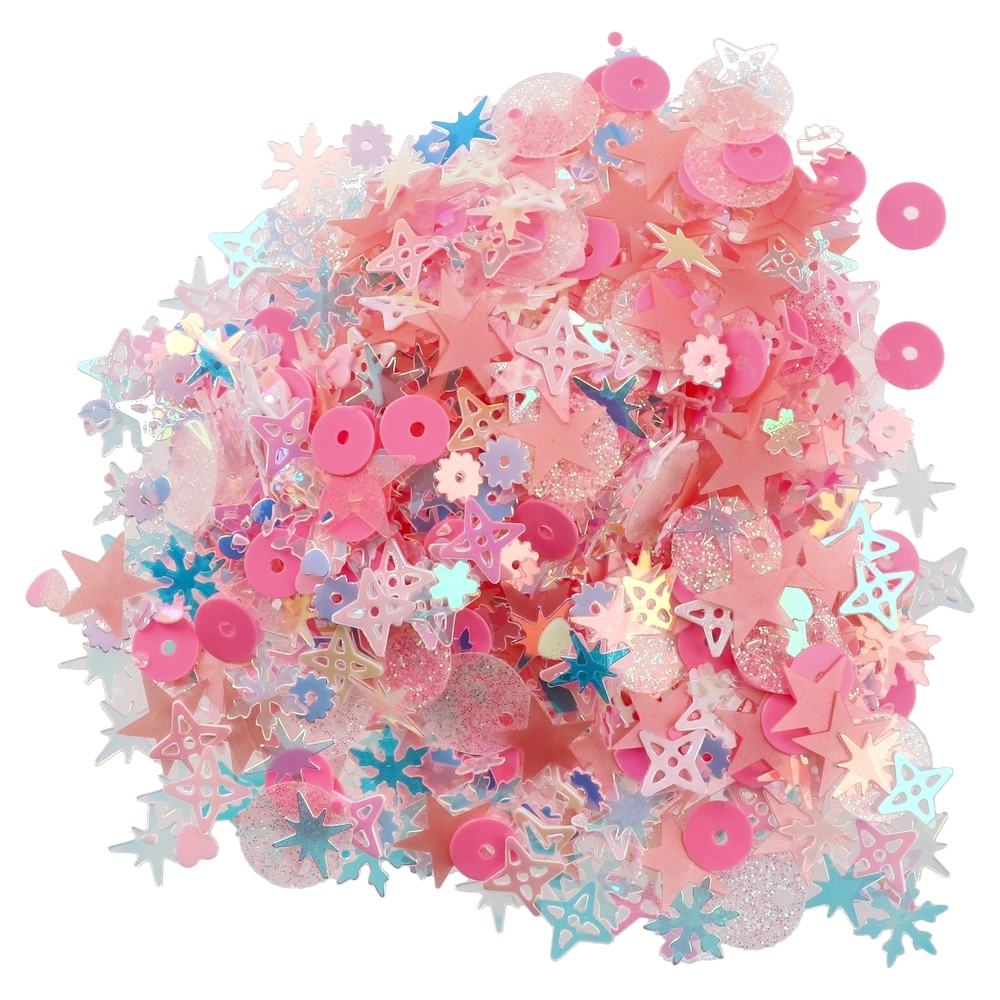 137571_001.webp Crafty ruby, kraft dekoracija, roze, miks, 8mm, 14g - Slika 1