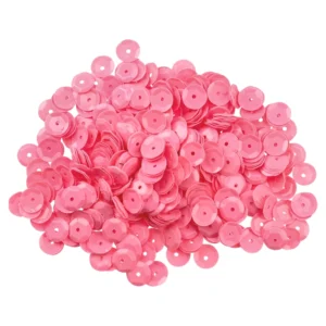Crafty ruby, kraft konfete, okrugle, roze, 8mm, 14g