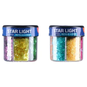 Star Shake, šljokice, metalik-neon, miks, 116g