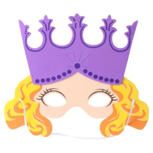 Crafty Masky, maska od eva pene, princeza