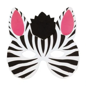 Animal Masky, maska od eva pene, zebra