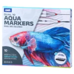 Dual 10, aqua marker, dupli vrh, miks, 10K