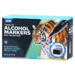 Twin 12, alkoholni marker, dupli vrh, miks, 12K