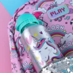 Alu Flowy, flašica za vodu, aluminijumska, 500ml, Unicorn - Slika 3