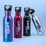 Alu Sport, flašica za vodu, čelična, 750ml, miks - Slika 2