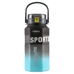 Flowy 10, flašica za vodu, plastična, 1600ml, crna