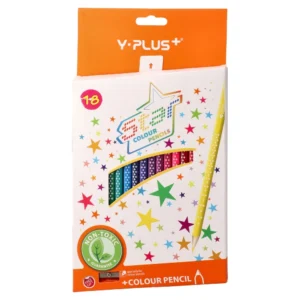 Y-star, drvena boja sa rezačem, miks, 18K