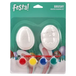 Brushy, kreativni set za bojenje, jaja, 2K