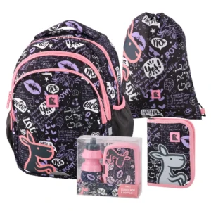 Apollo set, ranac anatomski, Kengur, 5 u 1, Girl