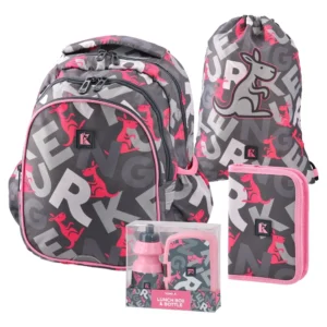 Apollo set, ranac anatomski, Kengur, 5 u 1, Girl