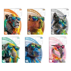 Premium 40, sveska, 40 lista, Wild life 25 - odaberite linijaturu
