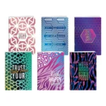 Premium 40, sveska metalik, A4, karo, 40 lista, Geometric