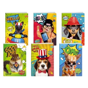 Premium 60, sveska sa UV lakom, A4, karo, 60 lista, Fuzzy pets