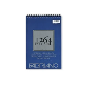 1264 BlackDrawing, blok za crtanje sa spiralom, A4, 200g, 40 lista