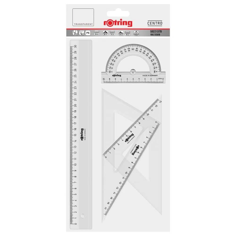 201450_001.webp Centro, set lenjira, Rotring - Slika 1