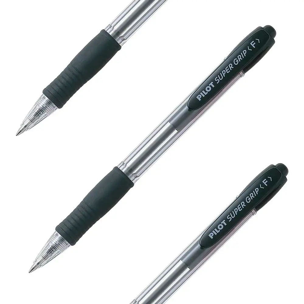 202331_001.webp Super Grip, hemijska olovka, 0.7 mm, crna, Pilot - Slika 1