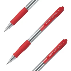 Super Grip, hemijska olovka, 0.7 mm, crvena, Pilot