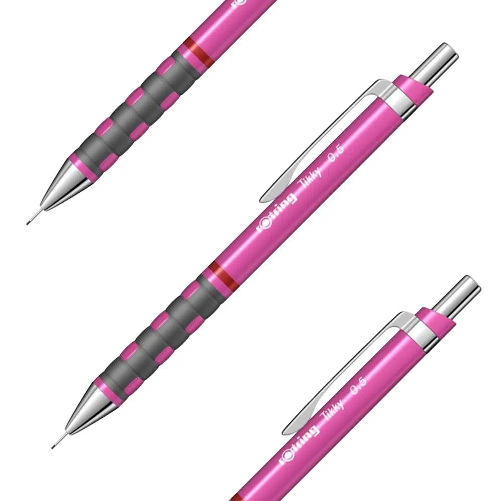 202922_001.webp Tikky, tehnička olovka, 0.5mm, neon roze, Rotring - Slika 1