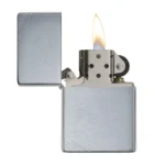 Vintage brush chrome, upaljač, Zippo - Slika 2