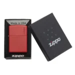 Red matte logo, upaljač, Zippo - Slika 3
