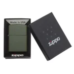 Green Matte, upaljač, Zippo - Slika 3