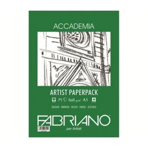 Accademia artist, blok, A3, 160gr, 75 lista