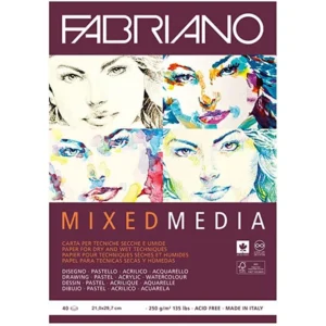 Mixed media, blok, A4, 250gr, 40 lista