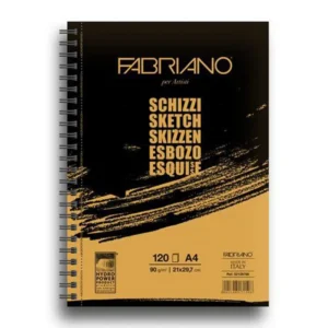 Schizzi, blok, sa spiralom levo, A4, 90gr, 120 lista